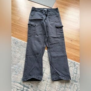 Black Cargo Pants - Classic Utility Style